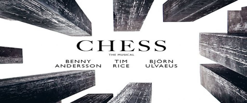 Cartel de la producción de Chess the musical realizada por NYMT.