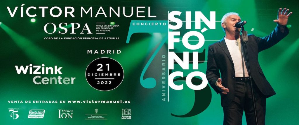 Concierto de Víctor Manuel y la Orquesta Sifónica del Principado de Asturias